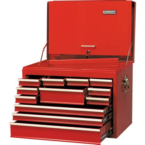 12 drawer steel red top tool box locking folding top|SHOPMAX 36 in. 12.